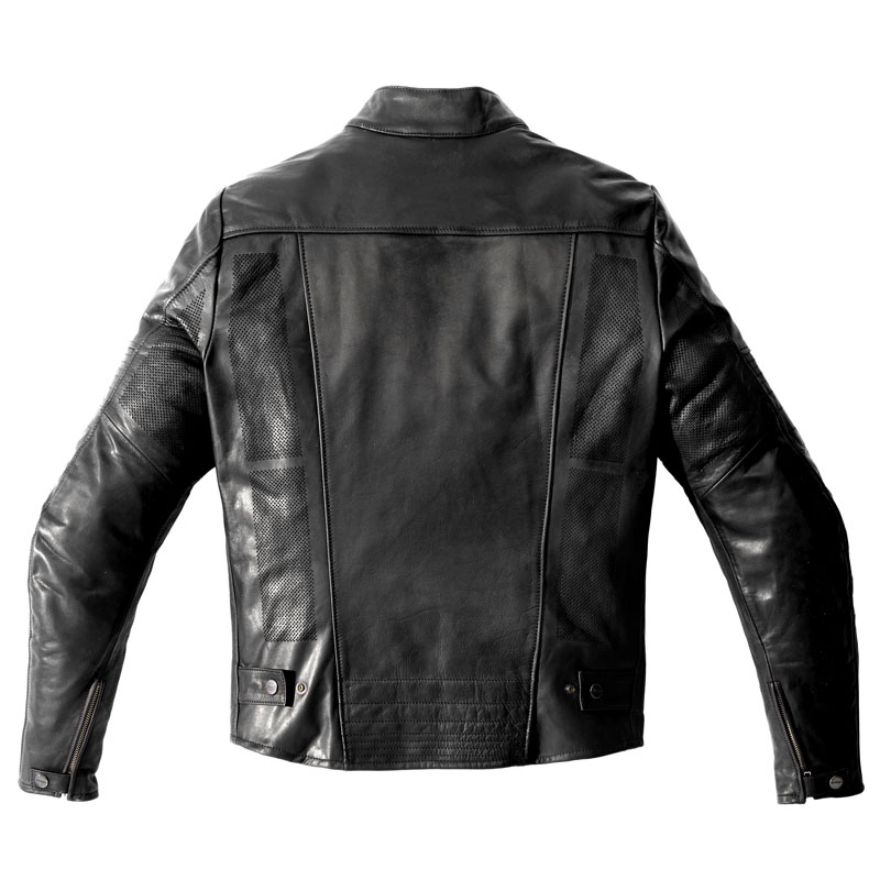 Pelle Traforate Giacca In Pelle Traforata Spidi Garage Nero 4 Pelle Traforate Giacca In Pelle Traforata Spidi Garage Nero - immagine 2