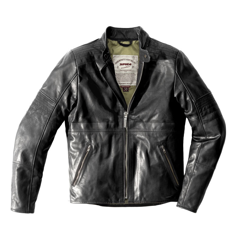 Pelle Traforate Giacca In Pelle Traforata Spidi Garage Nero 3 Pelle Traforate Giacca In Pelle Traforata Spidi Garage Nero