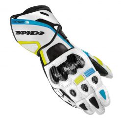 Racing Spidi Carbo 3 Bianco Azzurro Giallo