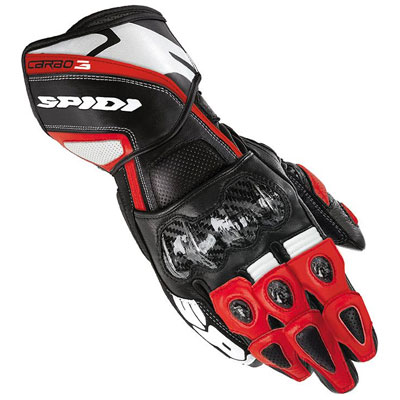 Racing Spidi Guanto Carbo 3 Rosso 3 Racing Spidi Guanto Carbo 3 Rosso