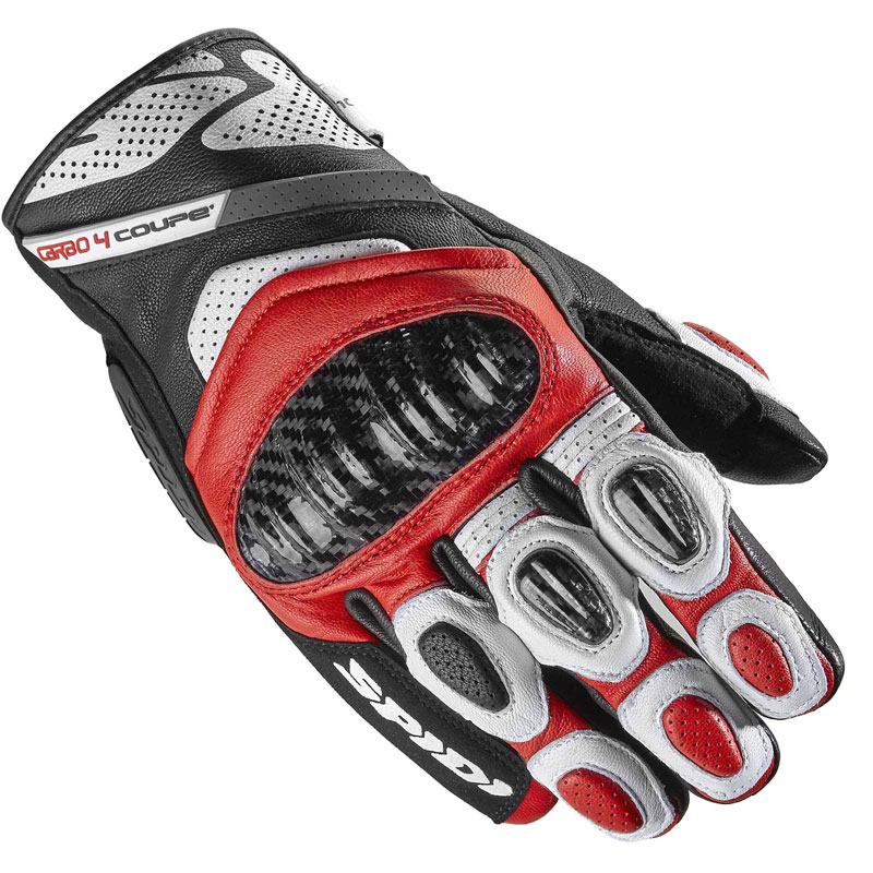 Estivi Spidi Guanto Carbo 4 Coupè Rosso 3 Estivi Spidi Guanto Carbo 4 Coupè Rosso