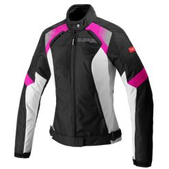 Tessuto Giacca Donna Spidi Flash Evo Nero Fucsia