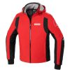 Tessuto Giacca Spidi Hoodie Armor H2out Rosso -Vendite Spidi spidi hoodiearmorh2out jacket rosso