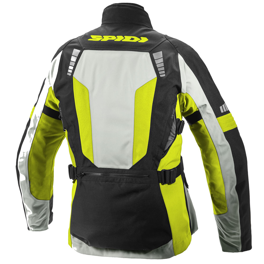 Touring Giacca Spidi Outlander H2out Giallo Fluo 4 Touring Giacca Spidi Outlander H2out Giallo Fluo - immagine 2