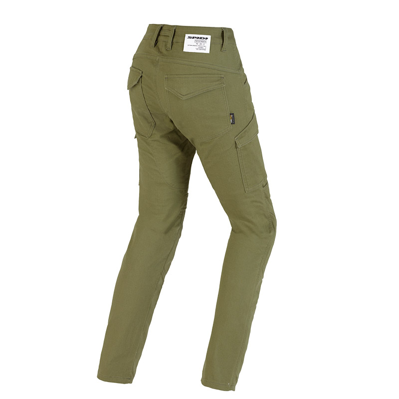 Jeans Donna Spidi Pathfinder Verde Militare 4 Jeans Donna Spidi Pathfinder Verde Militare - immagine 2