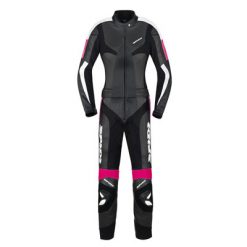 Pelle Divisibili Spidi Poison Touring Leather Suit 2piece Nero Fucsia