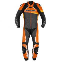 Pelle Intere Tuta In Pelle Spidi Race Warrior Perforated Arancio