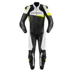 Pelle Intere Spidi Tuta In Pelle Race Warrior Perforated Giallo