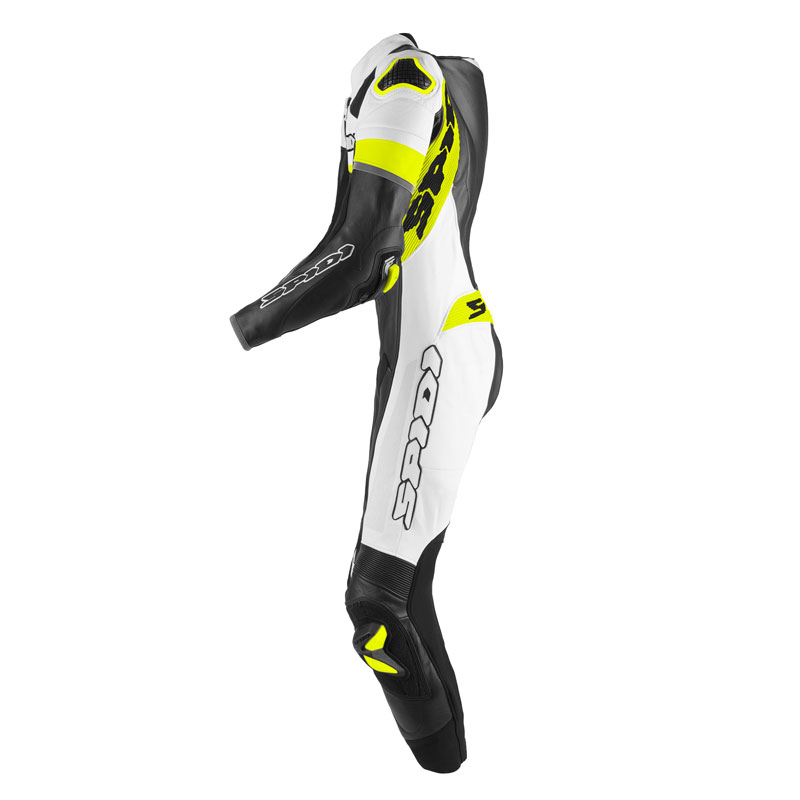 Pelle Intere Spidi Tuta In Pelle Race Warrior Perforated Giallo 4 Pelle Intere Spidi Tuta In Pelle Race Warrior Perforated Giallo - immagine 2