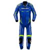 Pelle Intere Spidi Tuta In Pelle Track Wind Replica Evo Blu