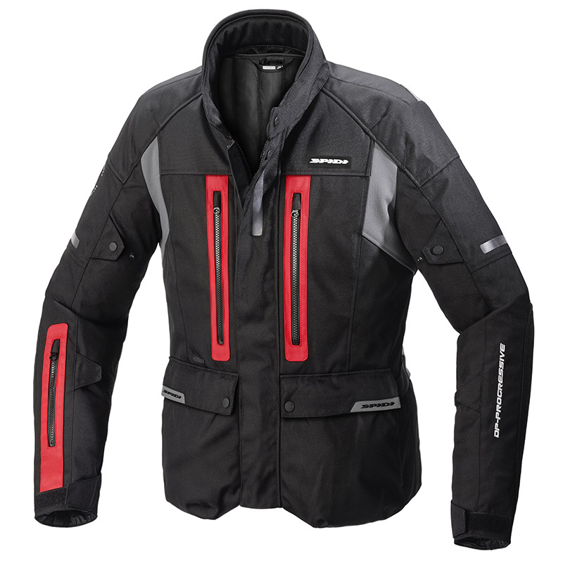 Touring Giacca Spidi Traveler 3 H2out Nero Rosso 3 Touring Giacca Spidi Traveler 3 H2out Nero Rosso
